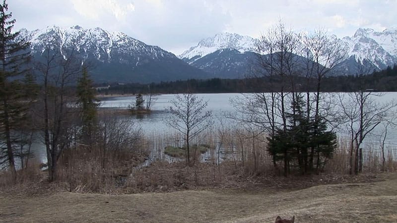 Barmsee - a beautiful lake in Bavaria Germany