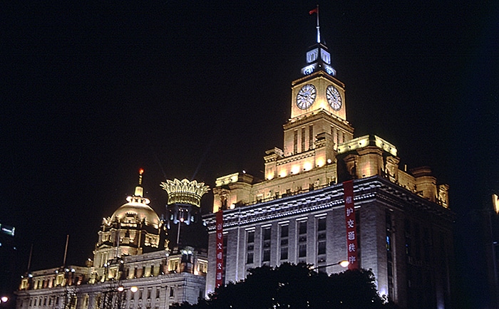 Shanghai Bund bei Nacht