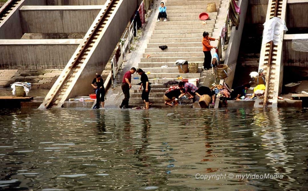 Wanxian Wäscheklopfen