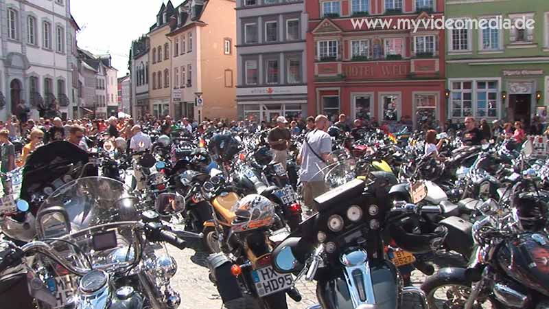 Harley Davidson in Wittlich at the Market Square