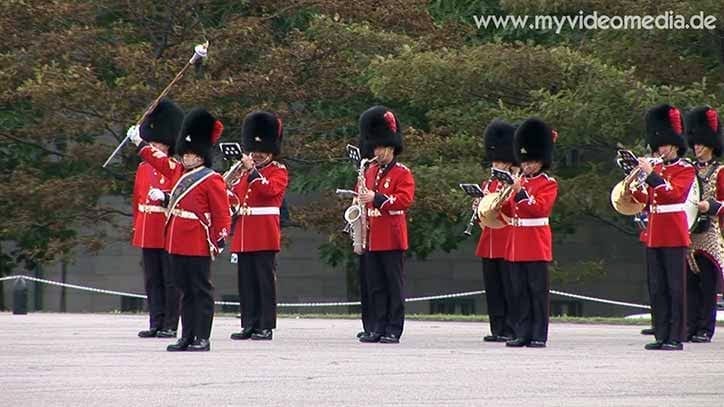 Changing of the Guard in the Citadelle of Quebec