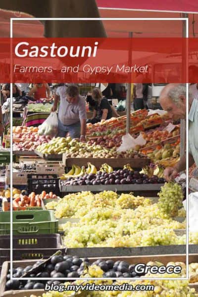 Farmers- and gypsy market in Gastouni