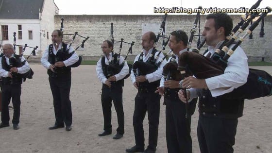 bagpipers of Bagad de Nantes
