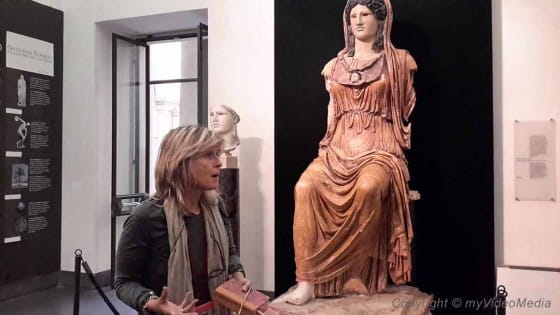 Dr Golden im Museo Palazzo Massimo