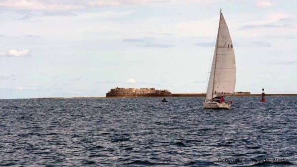 Sailing Cherbourg Harbor