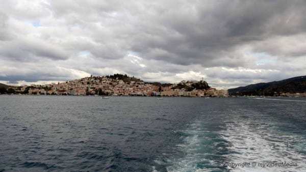 Leaving Poros