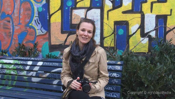 Synke unterwegs in Kreuzberg