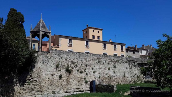 remains of the medieval city walls