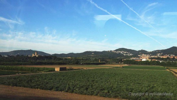 Zugfahrt Girona Madrid