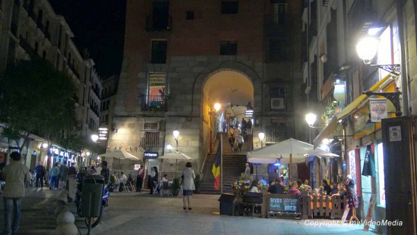 Staircase to Plaza Mayor