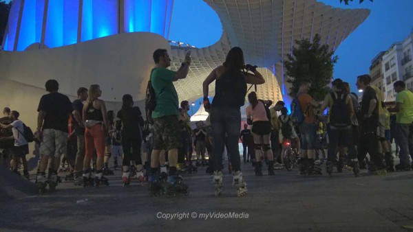 Blade Night in Sevilla