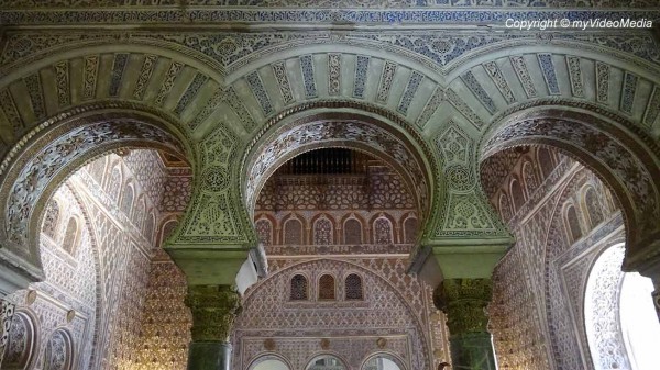 Innenhof Alcazar von Sevilla