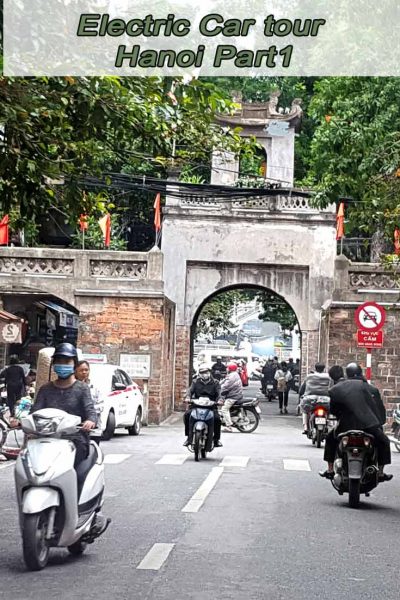 Electric Car tour Hanoi Part1