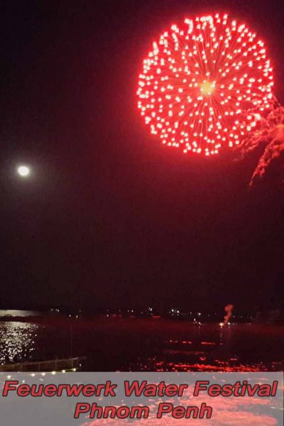 Fireworks Wasserfestival Phnom Penh