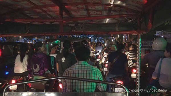 Traffic Jam in Phnom Penh