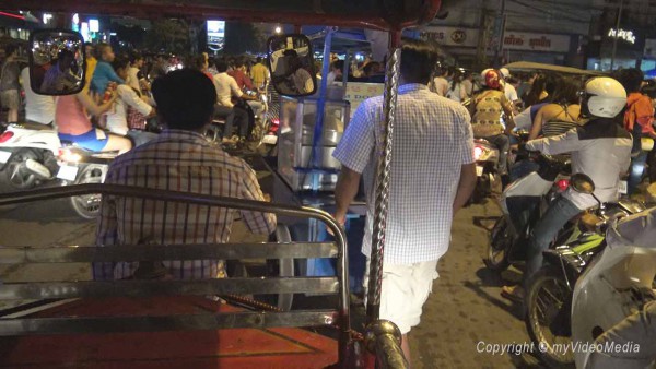 Traffic Jam in Phnom Penh