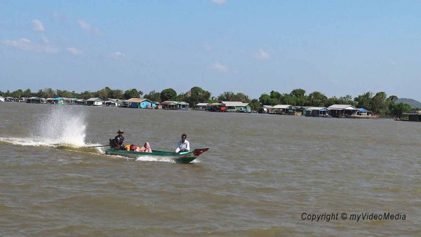 Schwimmende Ortschaften Kambodscha