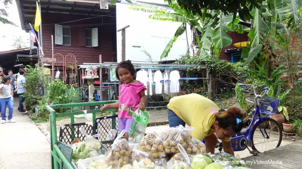 Vorbeitung zum Markt