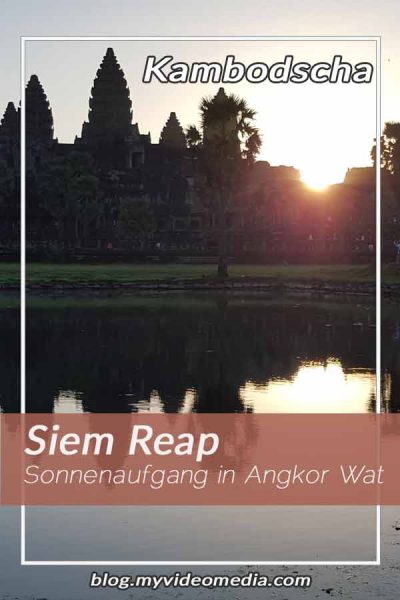 Sonnenaufgang in Angkor Wat