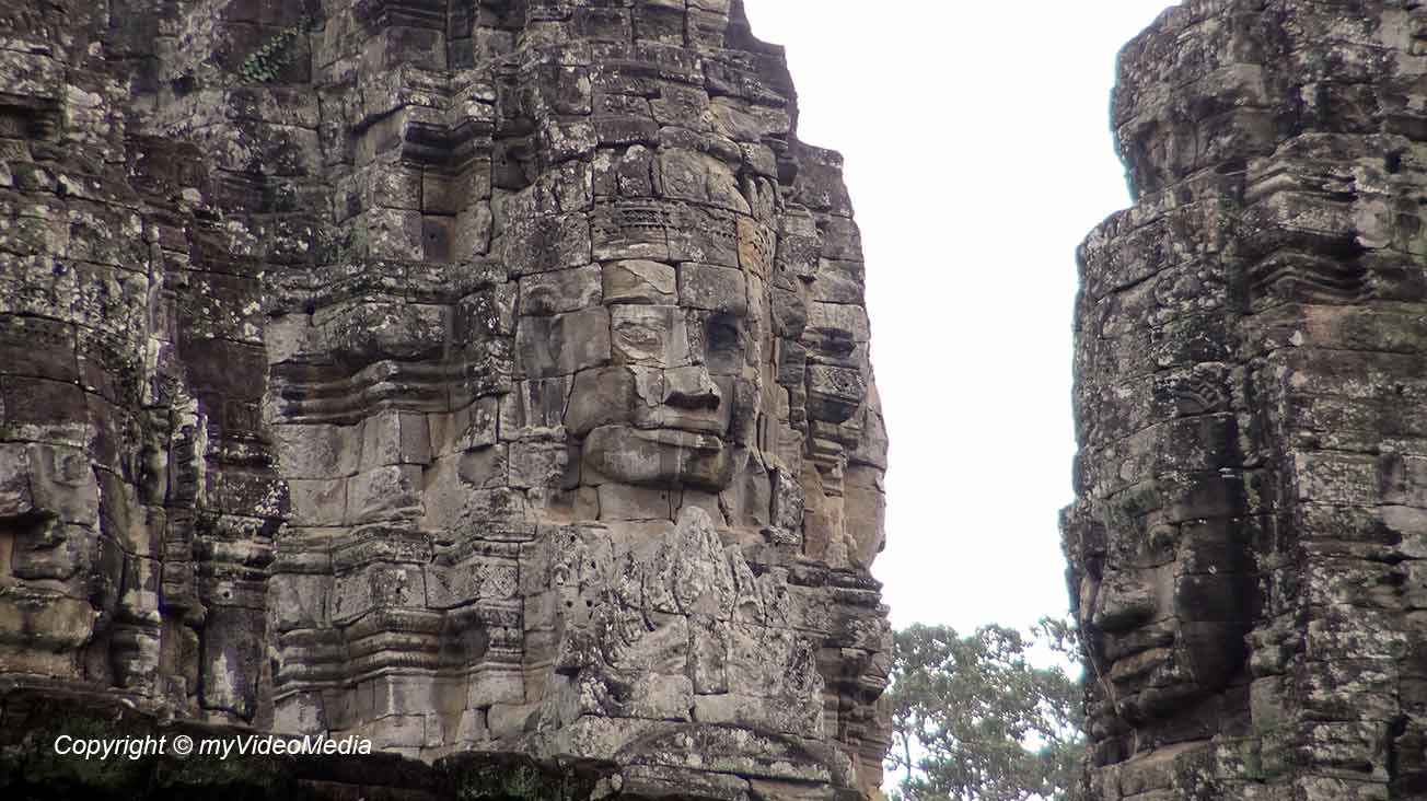 eins von 200 Gesichtern in Angkor Thom
