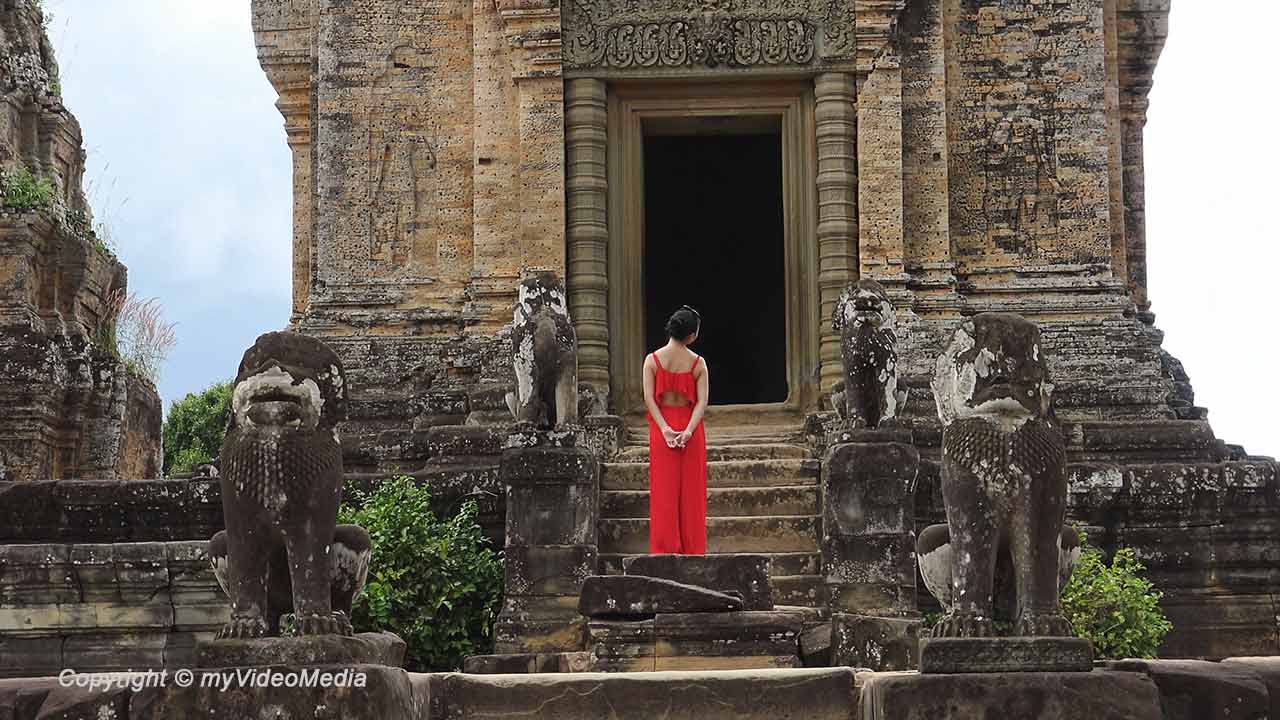 Angkor-Tempel und Fotoshooting