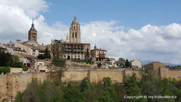 Blick auf Segovia