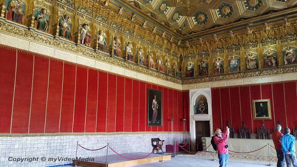 Saal der Könige im Alcazar von Segovia