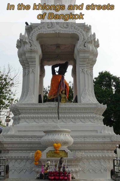 Khlongs and streets Bangkok