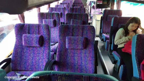 By bus from Chiang Mai to Bangkok