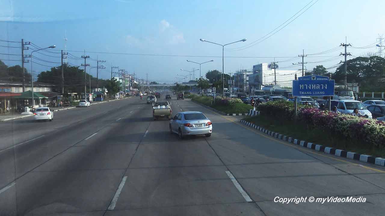 Busfahrt von Sukhothai nach Chiang Mai