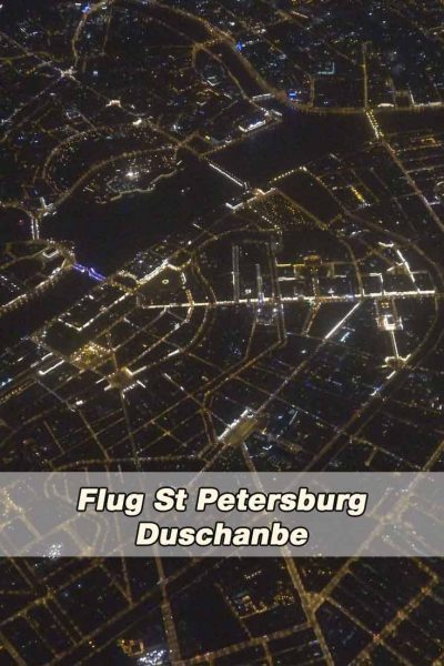 Flug St Petersburg nach Duschanbe