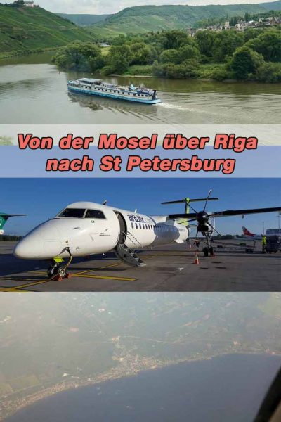 Mosel über Riga nach Sankt Petersburg