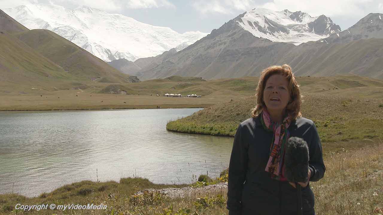 Eithne Treanor am Pik Lenin