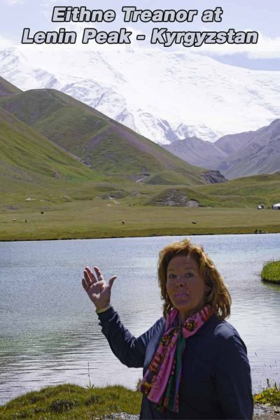 Eithne Treanor at Lenin Peak 