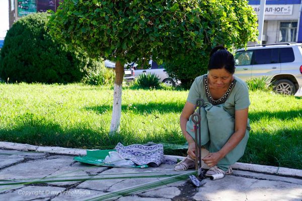 Spaziergang durch Osch