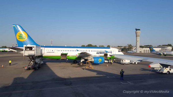 Departure Tashkent airport 