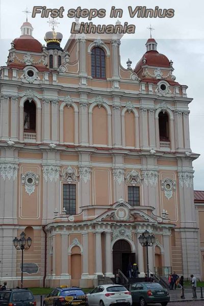 First steps in Vilnius