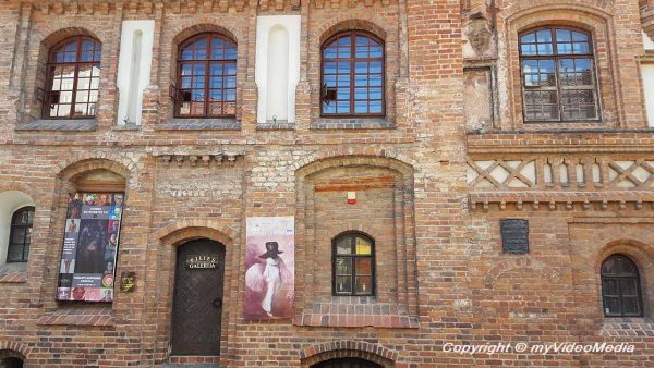 In the old town of Vilnius 