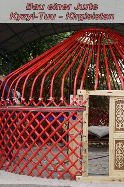 Bau einer Jurte in Kyzyl-Tuu