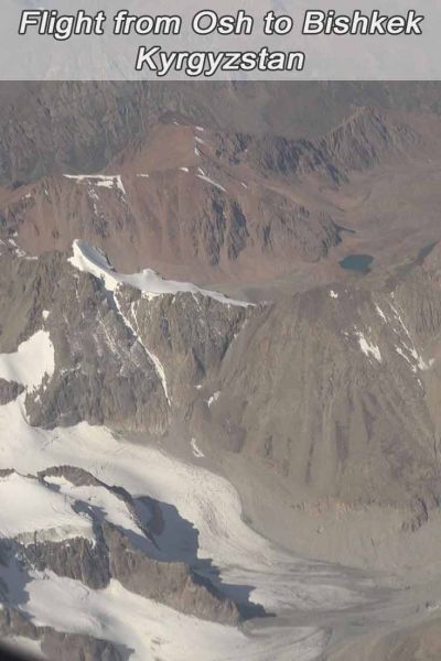 Flight from Osh to Bishkek 