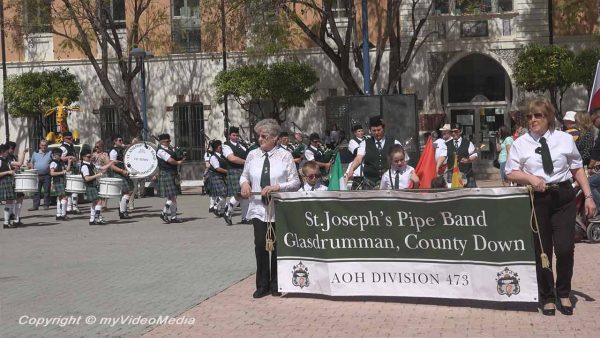 St Josephs Pipe Band Glasdrumman