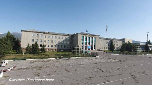 Karakol aus der Vogelperspektive