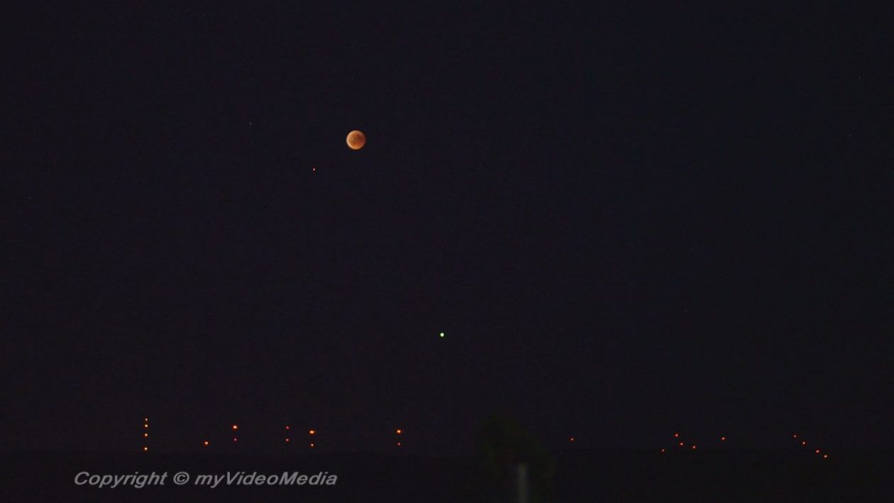 Lunar Eclipse with blood moon July 2018 - Travel Video Blog