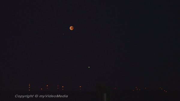 Lunar Eclipse with Blood moon