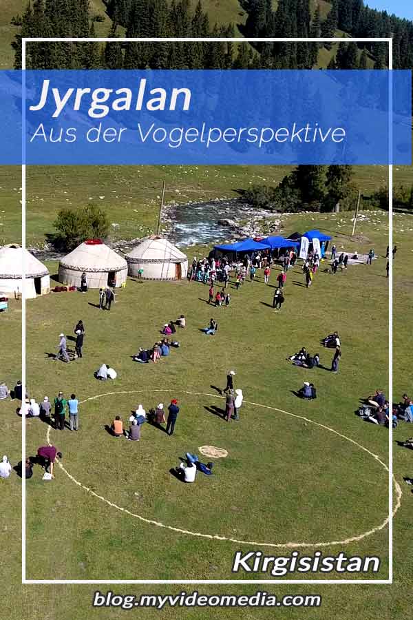 Jyrgalan aus der Vogelperspektive