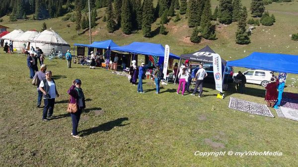 Jyrgalan aus der Vogelperspektive