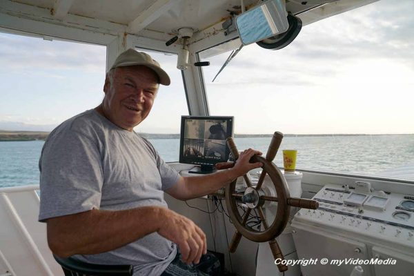 Sunset cruise on the Issyk-Kul