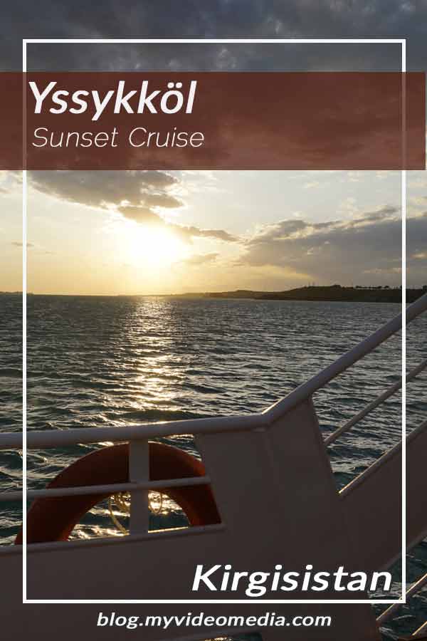 Sunset cruise o nthe Issyk-Kul