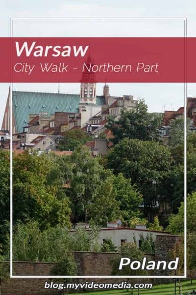 City walk Northern part warsaw