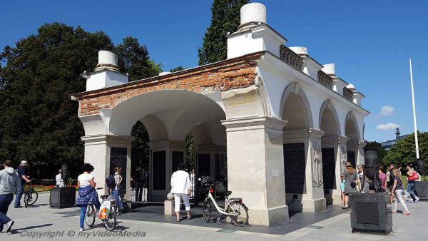 arcades Saxon Palace Warsaw